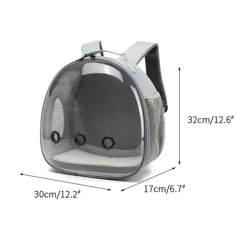PortableTravel Pet BackpackAnimal Carrier BackpackBreathableCarrier Bag For Guinea PigBird Rabbit Hedgehog Hamsters Chinchilla