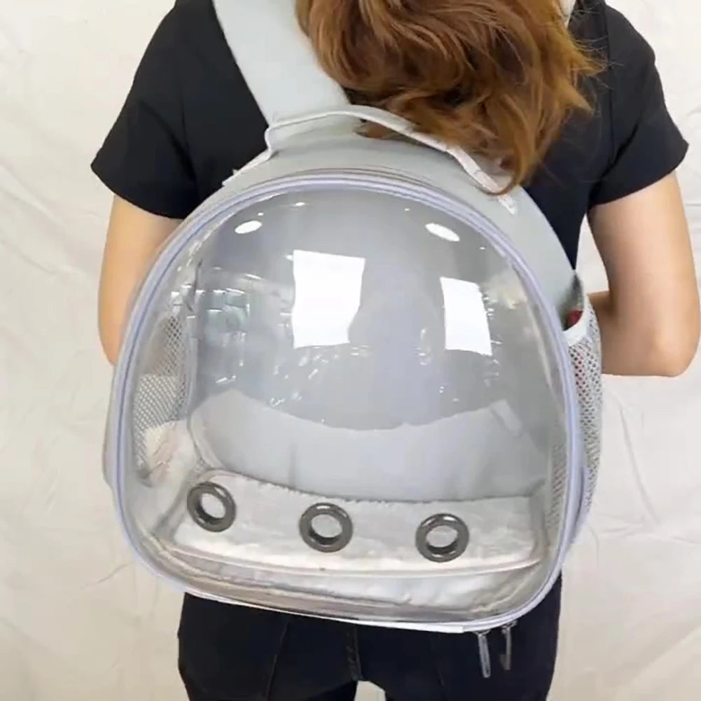 PortableTravel Pet BackpackAnimal Carrier BackpackBreathableCarrier Bag For Guinea PigBird Rabbit Hedgehog Hamsters Chinchilla