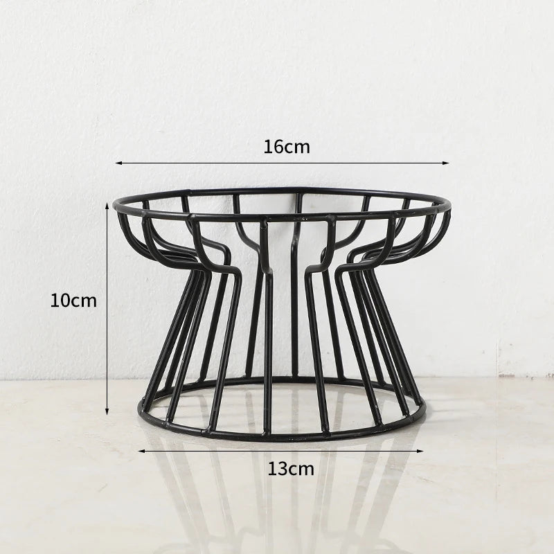 Pet Ceramic Bowl Cat Metal Bowl Rack Ceramic Drinking Feeding Bowl Snack Canned Food Plate Anti-Cervical Spondylosis Food Basin