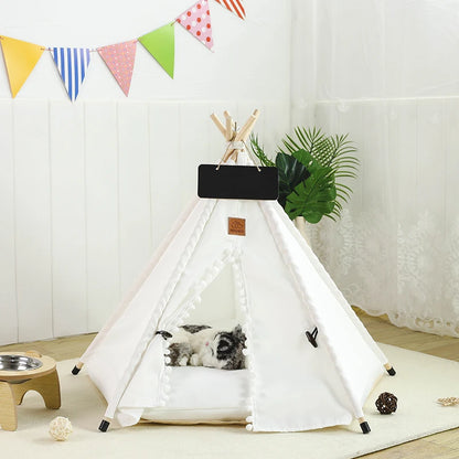 Pet Teepee Tent - Portable