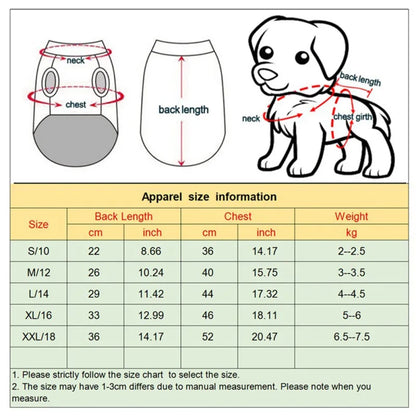 Winter Puppy Dog Coat Pet Clothes Windproof Dog Snowsuit Warm Fleece Padded Winter Pet Clothes for Dogs Cats Apparel