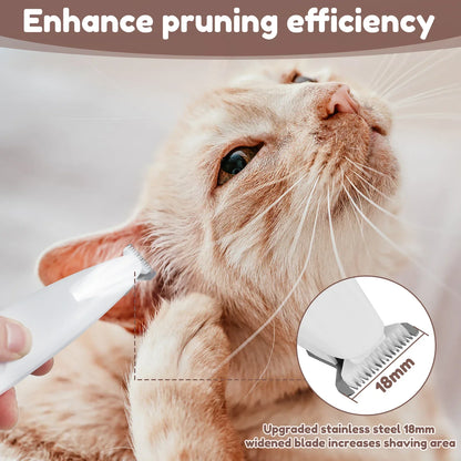 Paw Trimmer with LED Light Fully Waterproof